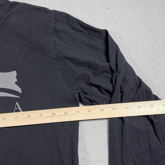 Sitka Shirt Mens Large Black Long Sleeve Logo Hunting Tee Pima Cotton Outdoor - Picture 5 of 8